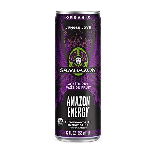 Sambazon Organic Low Calorie Amazon Acai Energy Drink, 12 Fl Oz