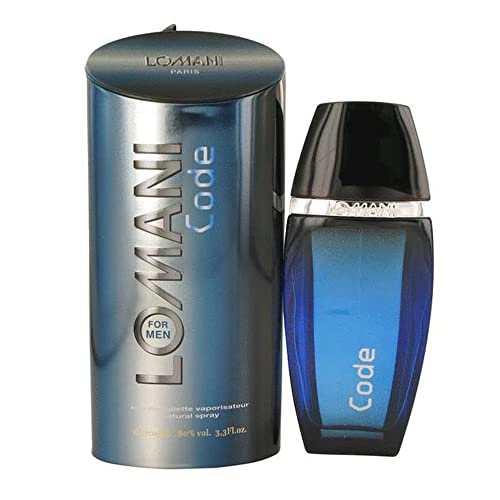 Lomani Code Eau de Toilette Spray for Men, 3.3 Ounce