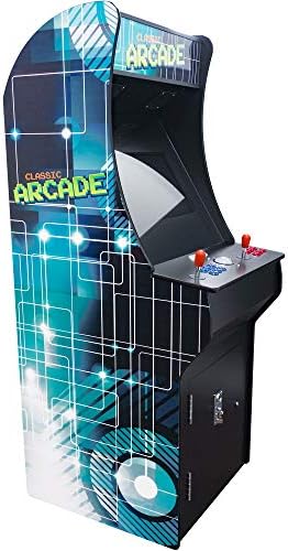 Creative Arcades Full Size Stand-Up Commercial Grade Arcade Machine | 2 Player | 3500 Games | 22" LCD Screen | 2 Sanwa Joysticks | Trackball | 2