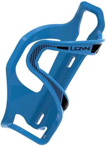LEZYNE Flow Cage SL Bike Water Bottle Cage | Composite Matrix Construction, Side-Load Design, Compact Frame Cycling Accessory, Left Side, Black
