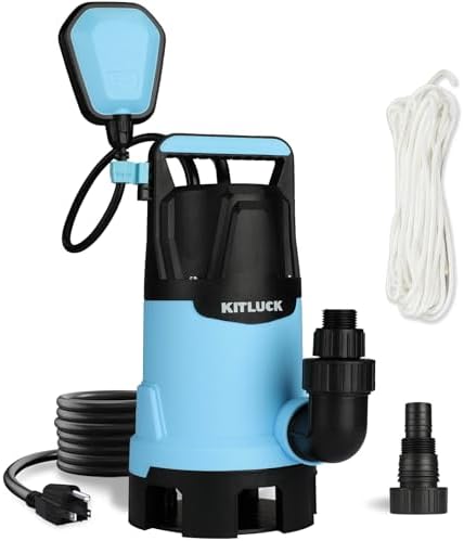 Water Transfer Garden Pump, 1.6 HP 1000GPH Portable Electric Shallow Well Jet Pump, Stainless Steel Sprinkler Pressure Booster Pump for Pool Draining, Lawn Fountain, Irrigation, Water Removal