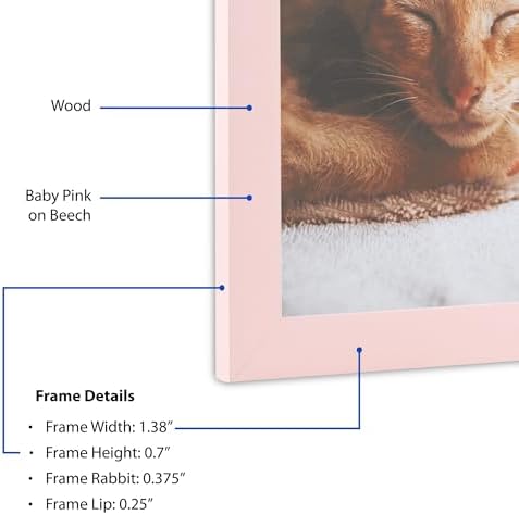 ArtToFrames 28x35 Inch Pink Picture Frame