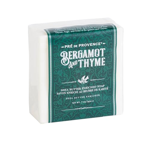 Pre de Provence Shea Butter Enriched Men's After Shave Balm, 2.5 Ounce - Bergamot & Thyme (Packaging may vary)