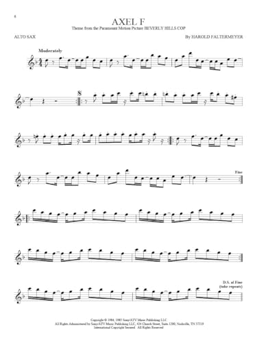 101 Movie Hits for Alto Saxophone | 101 Film Favorites Including Beauty and the Beast, Eye of the Tiger