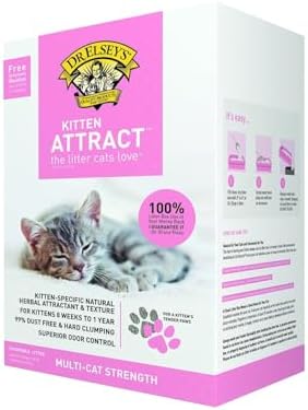 Dr. Elsey's Cat Attract Clumping Clay Cat Litter 40 lb. Bag