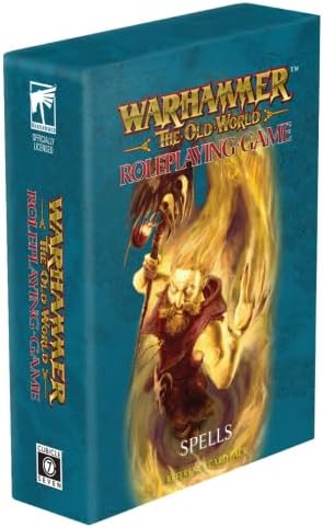 Warhammer: the Old World Roleplaying Game, Spells Card Deck | Ages 14+ | 55 Magic Cards with Illusion, Necromancy, Elemental & Battle Spells