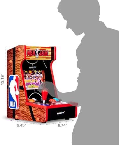 Arcade1Up Ms. Pac-Man Class of '81 Countercade, 3 Retro Games | Countertop Arcade Machine with 7-Inch LCD Screen and Real Feel Joysticks and Buttons