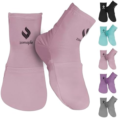 Zomaple Cold Therapy Socks, 2 Gel Packs for Neuropathy & Hot Feet Comfort