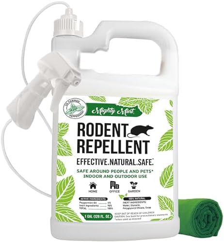 Mighty Mint Peppermint Oil Rodent Repellent Spray, 16 oz