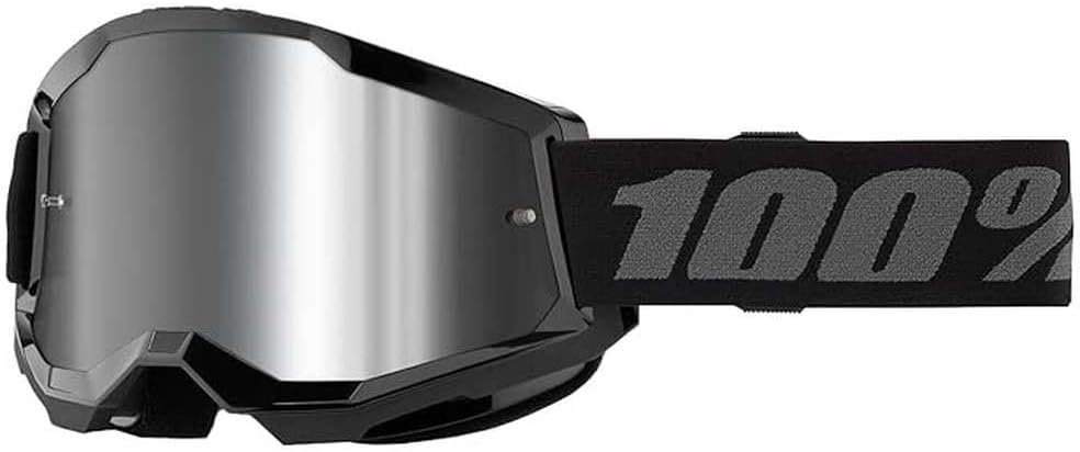 100% STRATA 2 Goggles - Sports Goggles for Motocross & Mountain Biking - Eyewear for Bike Riders - Motocross Eyewear for Men
