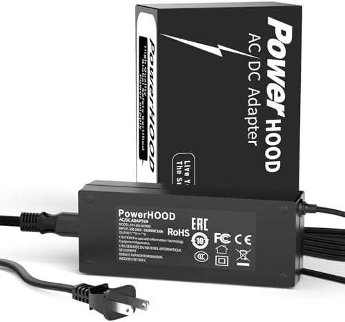 12V AC/DC Adapter Compatible with Arcade1Up Item # 8207 ARCU1022690 24" & 32" Portable Infinity Game Table Model IGT-I-02400 IGT-I-03200 Gaming