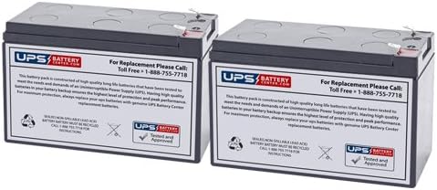 (2) 12V 7Ah F2 - Replacement Battery Set Compatible with the Razor MX350 Dirt Rocket Bike