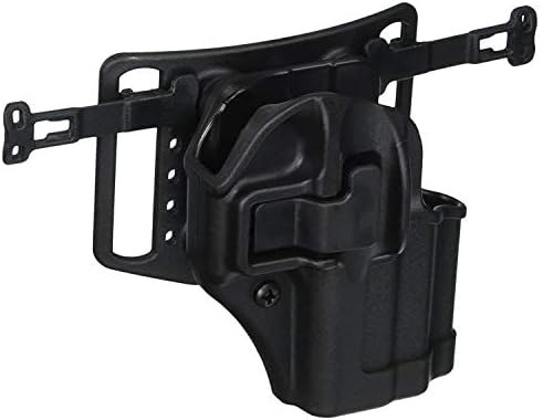 BLACKHAWK Serpa CQC Belt Loop and Paddle Holster For Glock 26/27/33, Right Hand, Matte Black - 410501BK-R