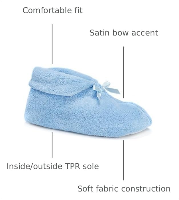 MUK LUKS Women's Terry Cuff Slipper Booties