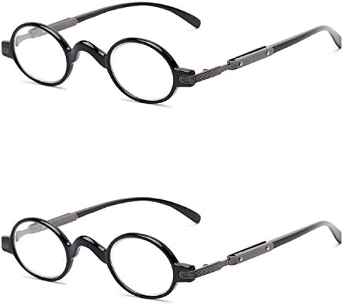 The Potter Unisex Reader, Metal Round Vintage Spring Hinge Reading Glasses for Men and Women + 1.50 (2 Tortoise)