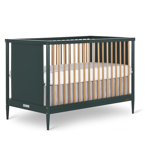 Dream On Me Clover Changing Table with Rounded Spindles in White