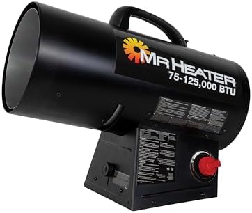 Mr. Heater 125,000 BTU Quiet Burner Technology Forced Air Propane Heater