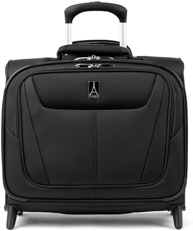 Travelpro Maxlite 5 Softside Rolling Underseat Tote, Black, 14-Inch