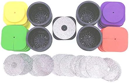 HORTIPOTS 2-Layered Clone Collars w 2 in Net Pots & Reflective Lids