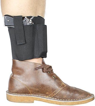 Ankle Holster with 2 Mag Pouches for Concealed Carry Pistol Holster | Compatible with G42, 43, 36, 26, Ruger LCP, LC9, and Similar Subcompact Guns