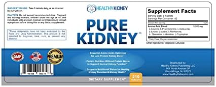 Pure Kidney Health Supplement and Renal Diet Cookbook for Rejuvenation