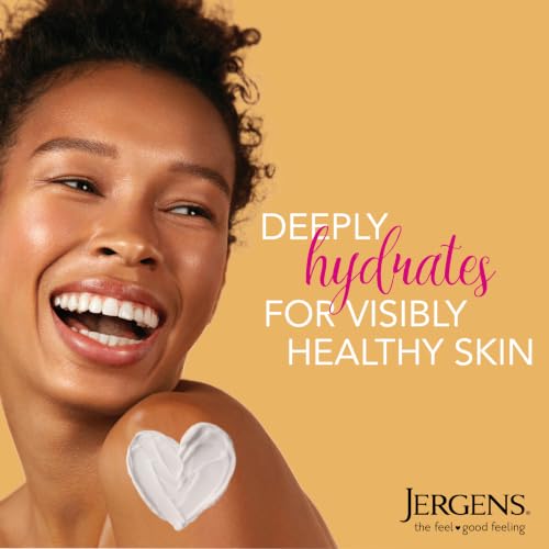 Jergens Nourishing Honey Lotion For Dry Skin, 16.8 fl oz, 4 Pack | Orange Blossom Essence, Nourishing Honey, Long-Lasting Hydration