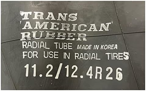 Trans American Rubber Tractor/Implement Inner Tube with TR-218A Valve Stem (11.2R-24/12.4R-24)
