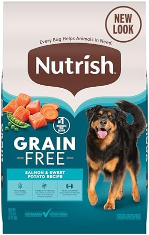 Nutrish Grain Free Salmon Dry Dog Food, 23 lb. Bag (Rachael Ray)