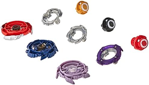 Beyblade Burst Surge Speedstorm Thunder Threat 3-Pack - Kolossal Fafnir F6, Spear Dullahan D6, Brave Roktavor R6 Battling Game Top Toys