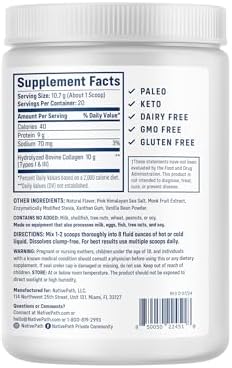 NativePath Collagen Peptides, Wild Berry, Grass-Fed, 20 Servings