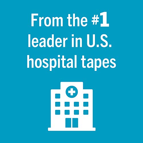 Nexcare Absolute Waterproof First Aid Tape, from The #1 Leader in U.S. Hospital Tapes, Stays on During Sports, Seals Out Water, Dirt and Germs, 1-Inch x 5-Yard Roll