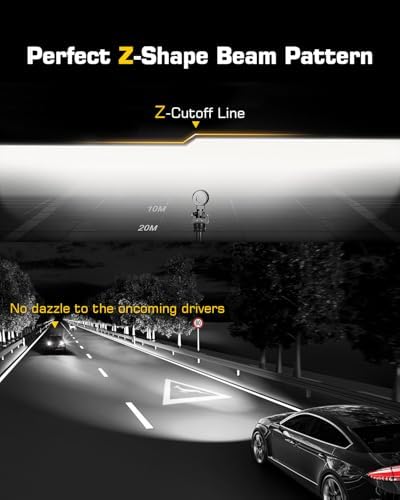 5x7 7x6 Inches LED Headlights H6054 Hi/Low Sealed Beam DOT/SAE Headlamps