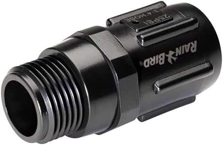 Rain Bird HT07525PSI Drip Irrigation 25 PSI Pressure Regulator, 3/4" Female Hose Thread x 3/4" Male Hose Thread