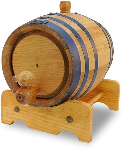 3L Charred Oak Aging Barrel for Whiskey, Rum & Wine