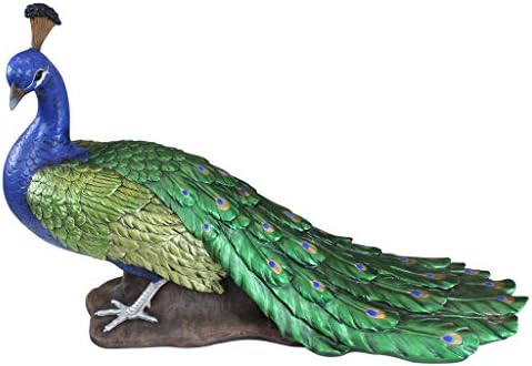 Design Toscano The Regal Peacock Garden Sculpture