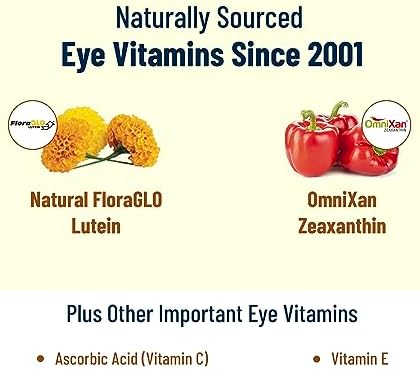 VisiVite Doctor Formulated AREDS 2 Eye Vitamins, Zinc Free, 60 Capsules | Macular Support Formula
