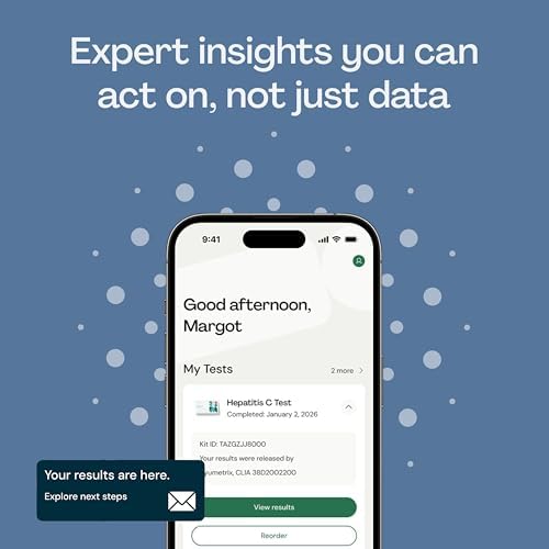 Everlywell At-Home Hepatitis C Test Collection Kit for Women and Men. Get Discreet, Accurate Results at Home from a CLIA-Certified Lab Within Days