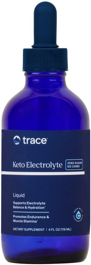 Trace Minerals Keto Electrolyte Drops with Magnesium, 4 fl oz, 24 Servings | Supports 300+ biochemical reactions, Chloride, sodium & potassium blend
