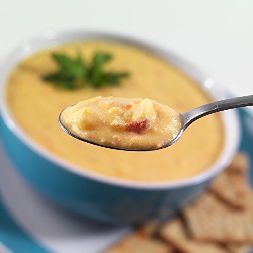Cheesy Broccoli Soup Mix Emergency Food Supply, 38 Servings, 10 Year Shelf Life, Good Source of Vitamin A & C - Dehydrated Meals, Resealable Can, Survival Food Camping Essentials, Just Add Water | Emergency Food Supply, Everyday Meals, 38 Servings