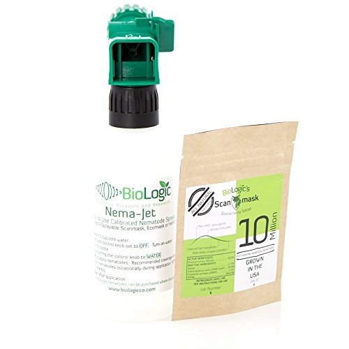 BioLogic's Scanmask Beneficial Nematodes, Steinernema feltiae Sf Nematodes for Natural Insect Pest Control (10 Million)