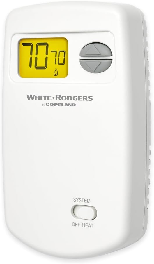 White-Rodgers 70 Series Classic, Non-Programmable, Thermostat, 1E78-140