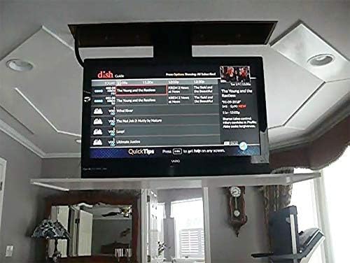 Whisper Ride 700 Motorized TV Lift for TVs up to 50”, 5-Year Warranty, Danish Engineered for a Thinner Profile, Increased Stability & Safety