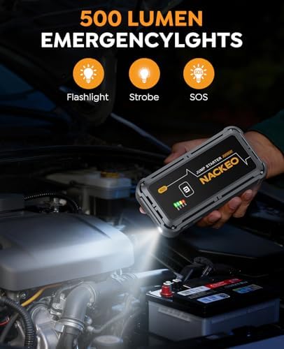 Car Jump Starter 7000A Car Battery Jump Starter Portable Pack for Up to All Gas and 10.0L Diesel Engine 12V Jump Box, Jump Pack