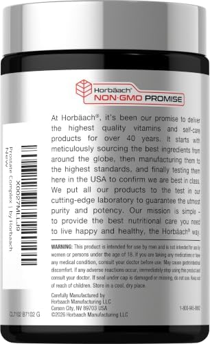 Horbaach Prostate Supplement for Men | 200 Capsules | Advanced Complex with Saw Palmetto, Pygeum, Stinging Nettle | Non-GMO and Gluten Free