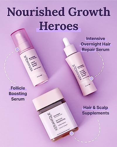Keranique Hair & Scalp Supplements - Promote Strength and Growth Best for Thinning Nourish Your with Biotin, Vitamin B, More Vital Nutrients Keraviatin