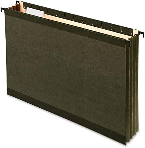 Pendaflex SureHook Hanging File Folders, Legal Size, Standard Green, 4/Pack (PFX 09317)