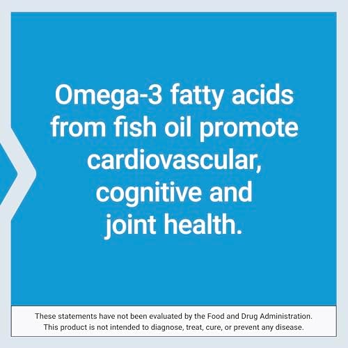 Life Extension Mega EPA/DHA, Omega-3 Fatty acids, Heart & Brain Health, Non-GMO, Gluten-Free
