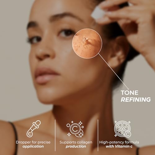 Pursonic Vitamin C Serum, 20% is a high potency Best Organic Anti-Aging Moisturizer Serum for Face, Neck & Décollete and Eye Treatment (3 fl. oz)