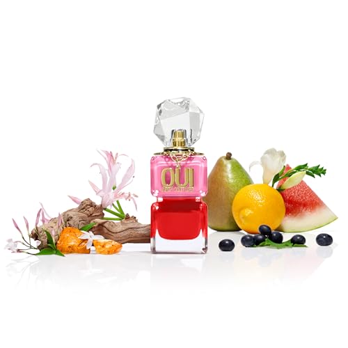 Juicy Couture Oui Eau De Parfum, Women's Perfume with Notes of Watermelon, Jasmine & Techno Woods - Fruity & Floral Perfume for Women