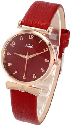 Top Plaza Ladies Classic Leather Analog Quartz Watch | Women Easy Read Arabic Numerals Watches Casual Dress Wrist Watch,Rose Gold Case